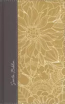 SANTA BIBLIA REINA VALERA REVISADA (RVR) ULTRAFINA, TELA OCRE/GRIS