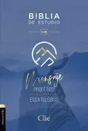 REINA VALERA REVISADA BIBLIA DE ESTUDIO DEL MENSAJE PROFÉTICO Y ESCATOLÓGICO, TAPA DURA, INTERIOR A DOS COLORES, CON ÍNDICE