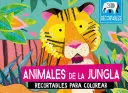 ANIMALES DE LA JUNGLA / JUNGLE POPS RECORTABLES PARA COLOREAR