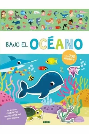 BAJO EL OCÉANO, LIBRO DE STICKERS