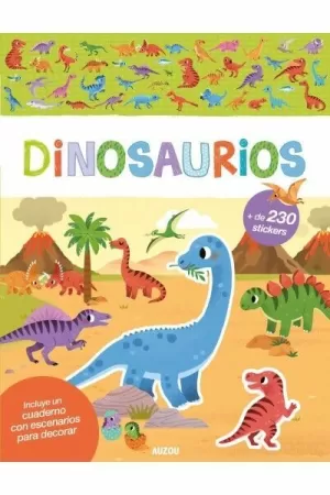 DINOSAURIOS, LIBRO DE STICKERS